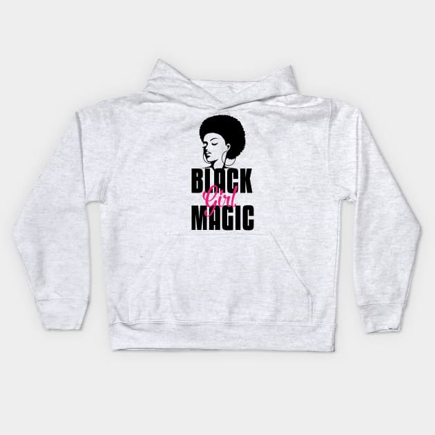 Black Girl Magic | Strong Black Woman Kids Hoodie by UrbanLifeApparel